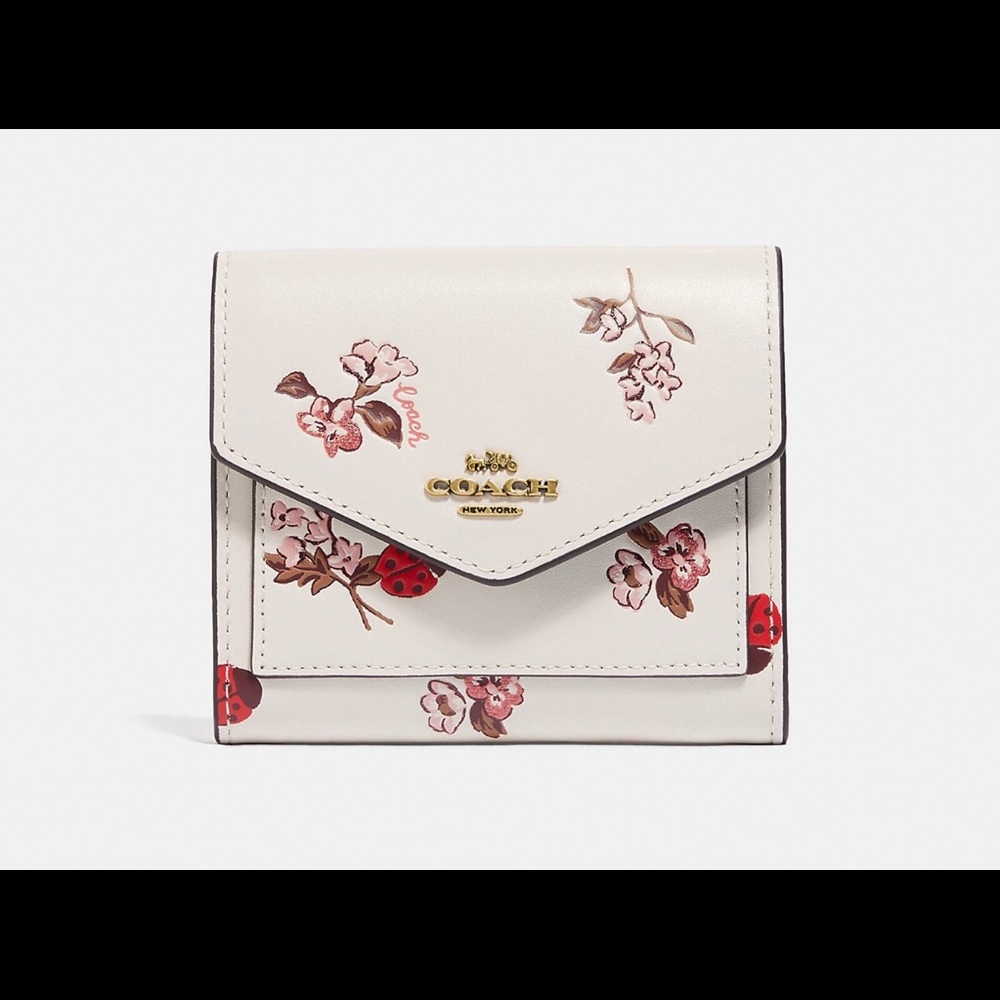 ISO **DO NOT BUY** Coach Ladybug Floral Print Small Wallet